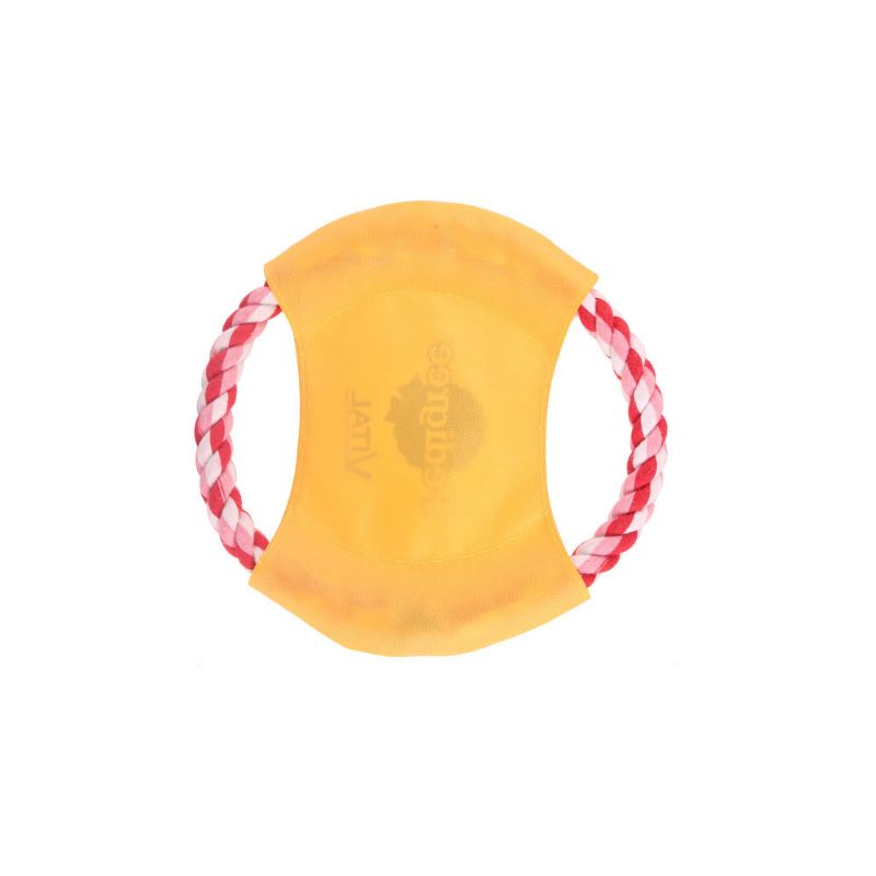 Pet Dog Bomull Tau Vanntett Pet Frisbee Color Canvas Bite Dog Disc For Pet Training