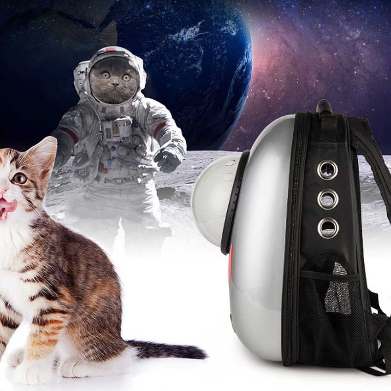 Space Cover Pet Ryggsekk For Cat Hund Pustende Akryl Pc Pakke-sekk Komfortabel Veske