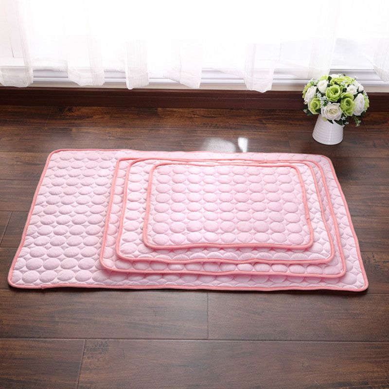 Summer Ice Pad Pet Dog Kitty Kjøleseng Ice Pad Pute Pet Myk Safety Pad Kjøling Cat Dog Mat