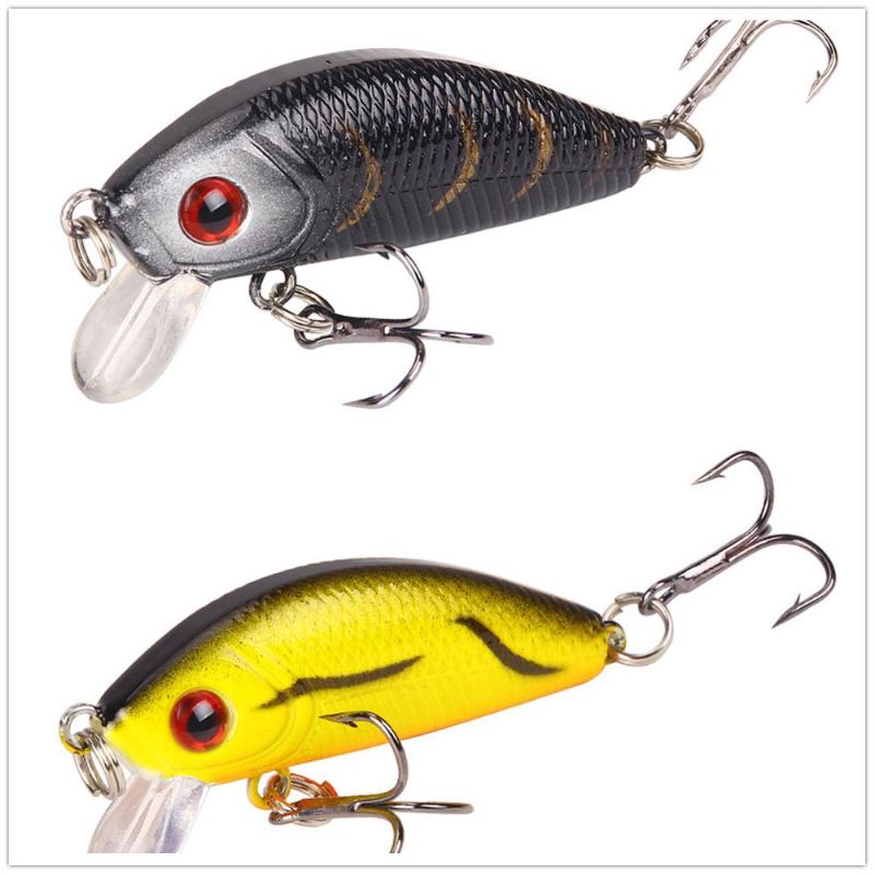 8 Stk Minnow Fishing Lure 50mm4.2g Topwater Hard Bait Wobbler Jig Crankbait Karpe Stripet Bass Pesca Fiskeutstyr Swimbait