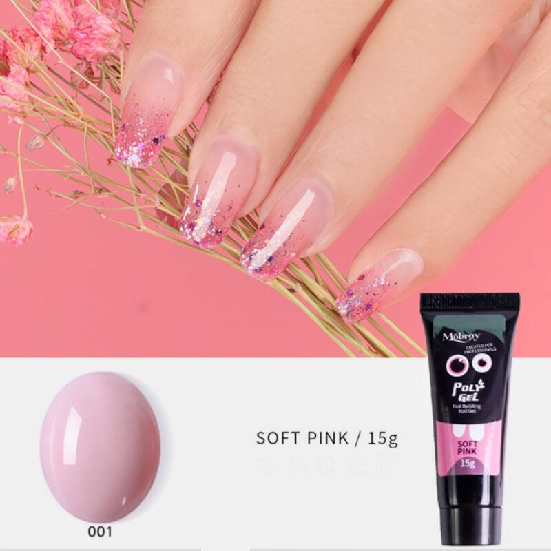 15ml Soak Off Nail Gel Set Uv Builder Gel Uv Akryl Gel Quick Building Finger Gel