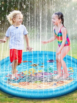67 Tommer Splash Vann Lekematte Dryss Leke For Utendørs Bading Strandplen Oppblåsbar Sprinklerpute For Barn