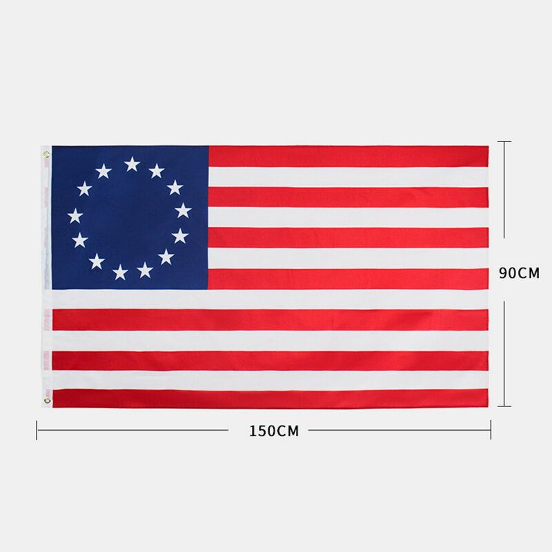 90x150cm Amerikansk Flagg Usa Blue Line Usa Usa The Stars And The Stripes Usa