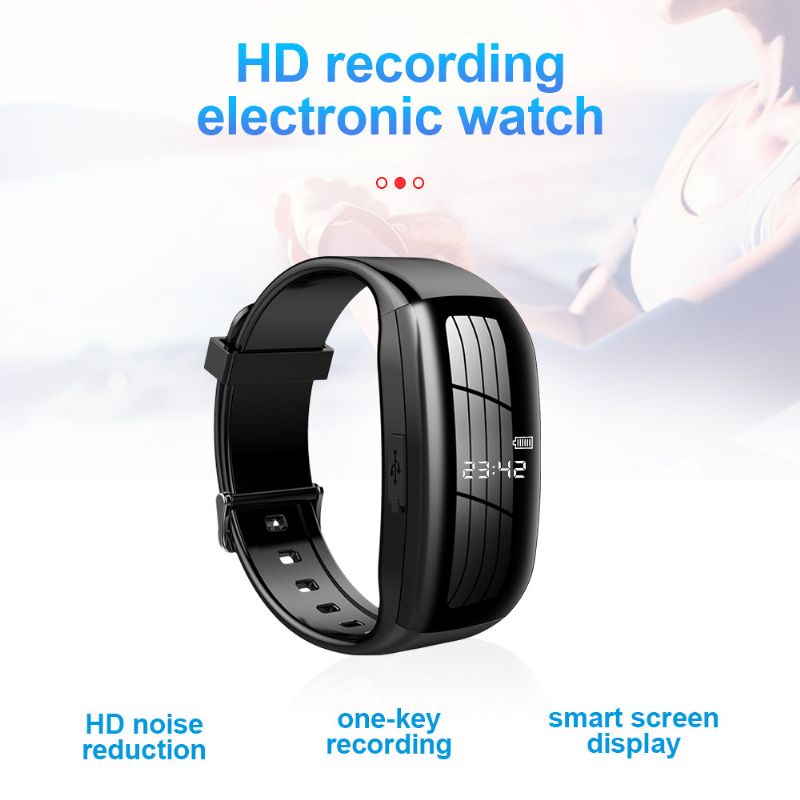 D5 Videokamera Pen Videoarmbånd Ai Smart High-definition Noise Reduction Audio Watch