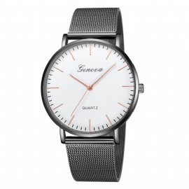 Hot-selgende Geneva Mesh Strap Watch Classic Fashion Casual Couple