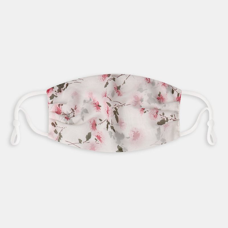 Kvinner Chiffon Ansiktsmaske Pustende Justerbar Trykt Etnisk Floral Mask