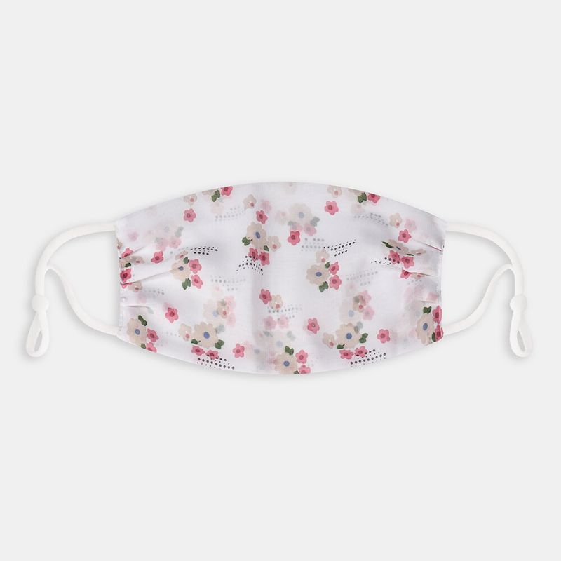 Kvinner Justerbar Chiffon Ansiktsmaske Pustende Etnisk Floral Mask