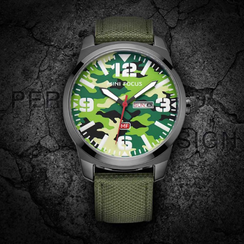 Mini Focus Business Watch For Men Luminous Watches Med Japansk Bevegelsesmekanisme