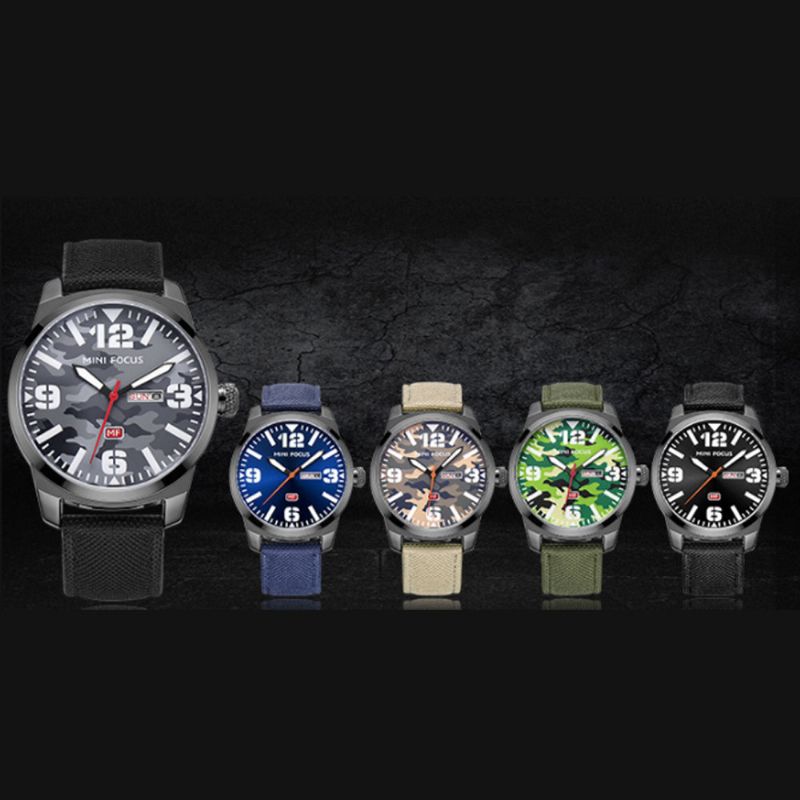 Mini Focus Business Watch For Men Luminous Watches Med Japansk Bevegelsesmekanisme