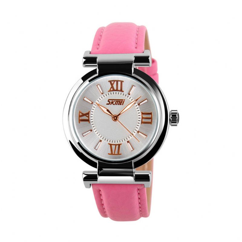 Skmei Watch Casual Leather For Kvinner