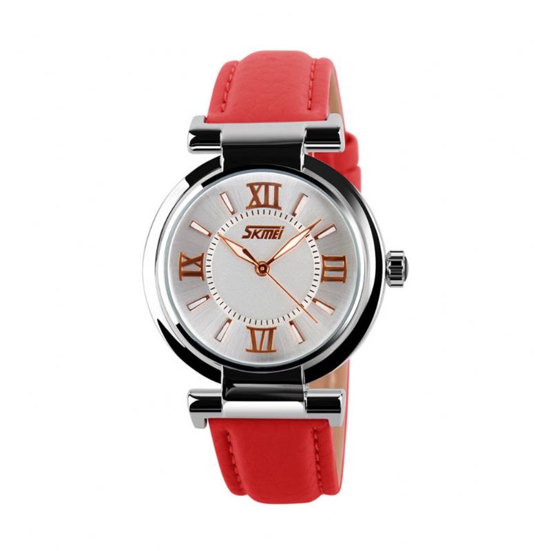 Skmei Watch Casual Leather For Kvinner