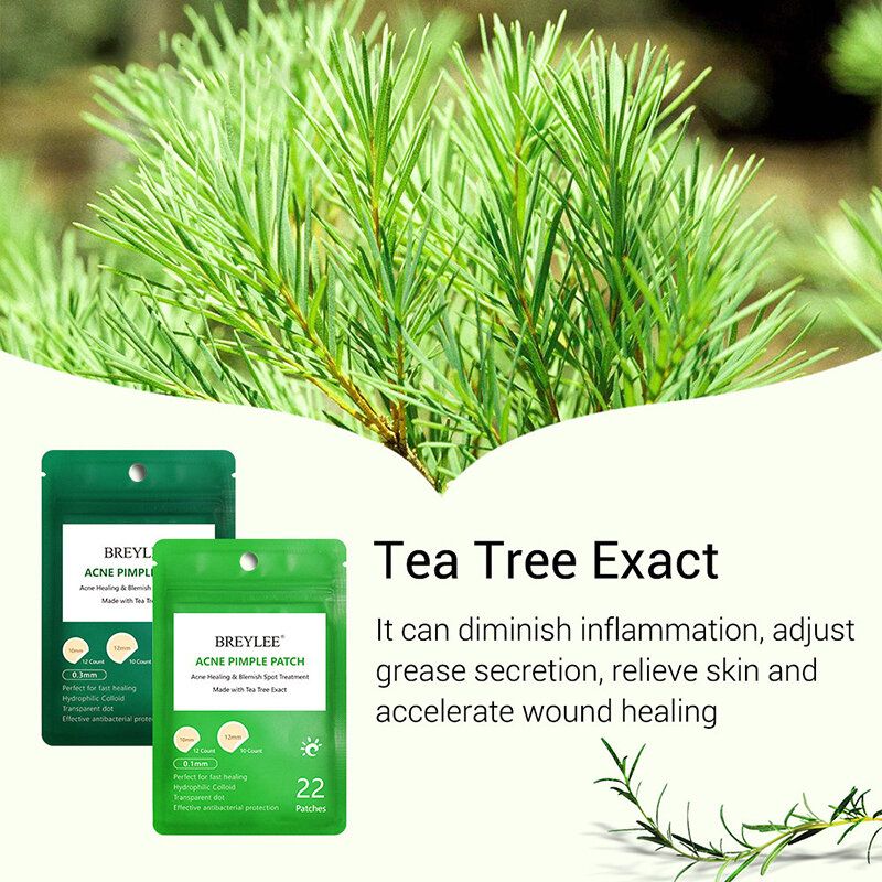 Tea Tree Ultra Thin Acne Patch Fjern Akne Treat Blemish Spots Stickers