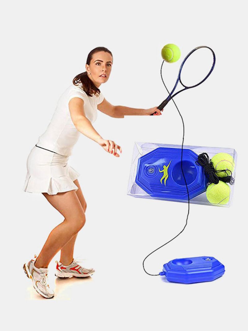 Tennistrener Selvstudium Tennistreningsverktøy Rebound Ball Baseboard Sparring Device