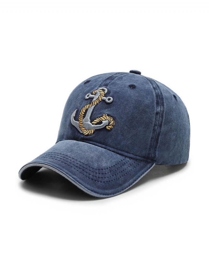 Utendørs Personlig Kant Vasket Denim Baseball Cap Solskjerm Hat