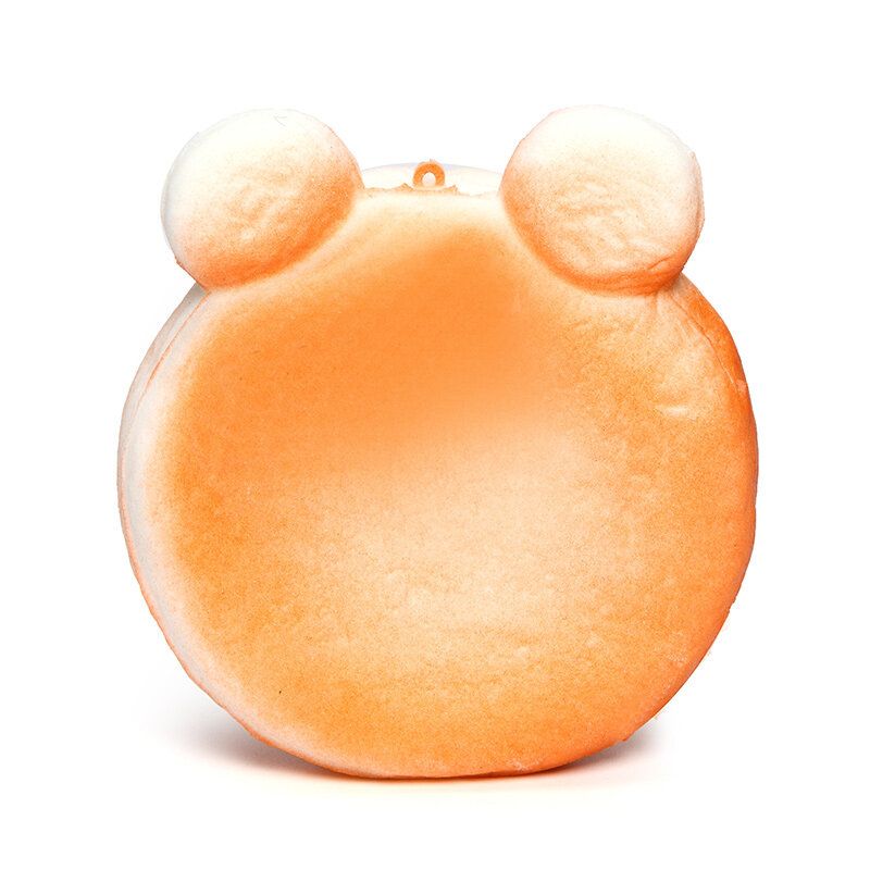 10cm Simuler Søt Morsom Brun Bjørn Ansikt Squishy Toy Stress Reliever Telefonkjede