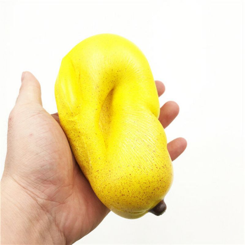 17 cm Giggle Bread Squishy Mango Sakte Stigende Originalemballasje Frukt Collection Dekor