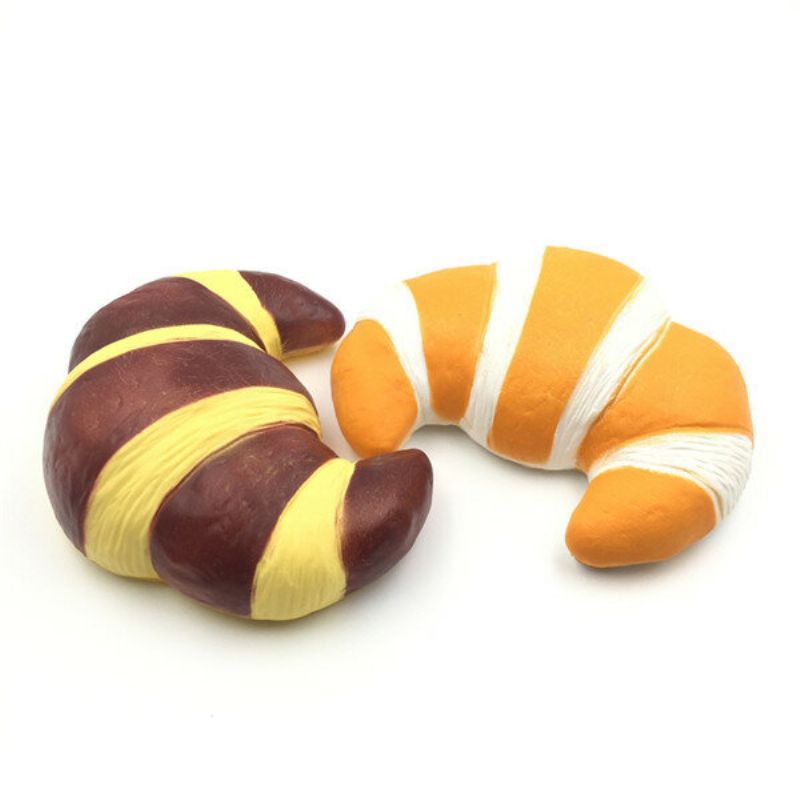 18 cm Squishyfun Jumbo Croissant Squishy Brød Super Sakte Stigende Squeeze Collection Leketøy Morsom Gave