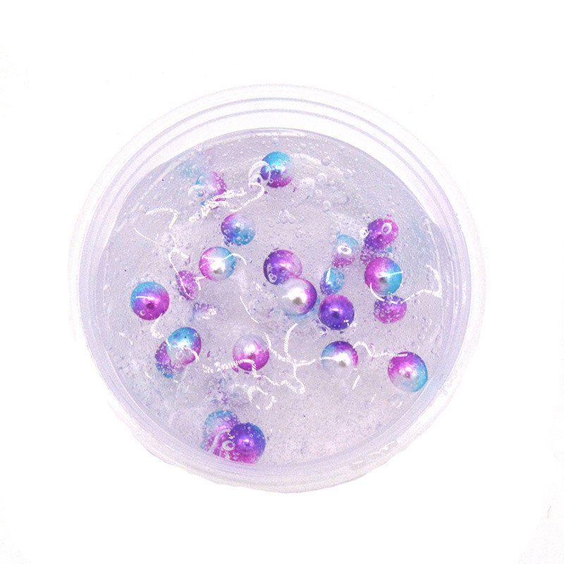 4 Stk Kiibru Slime Pearl Star Glitter Simulert Crystal Mud Jelly Plasticine Stress Relief Gift Leke