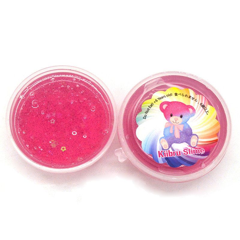 4 Stk Kiibru Slime Pearl Star Glitter Simulert Crystal Mud Jelly Plasticine Stress Relief Gift Leke