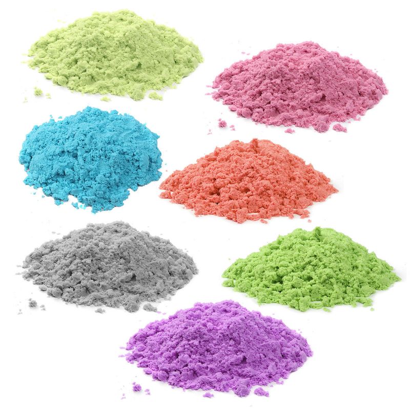 500g Pedagogisk Sand 7 Farger Polymer Leire Fantastisk Diy Innendørs Leke Barneleker Mars Space