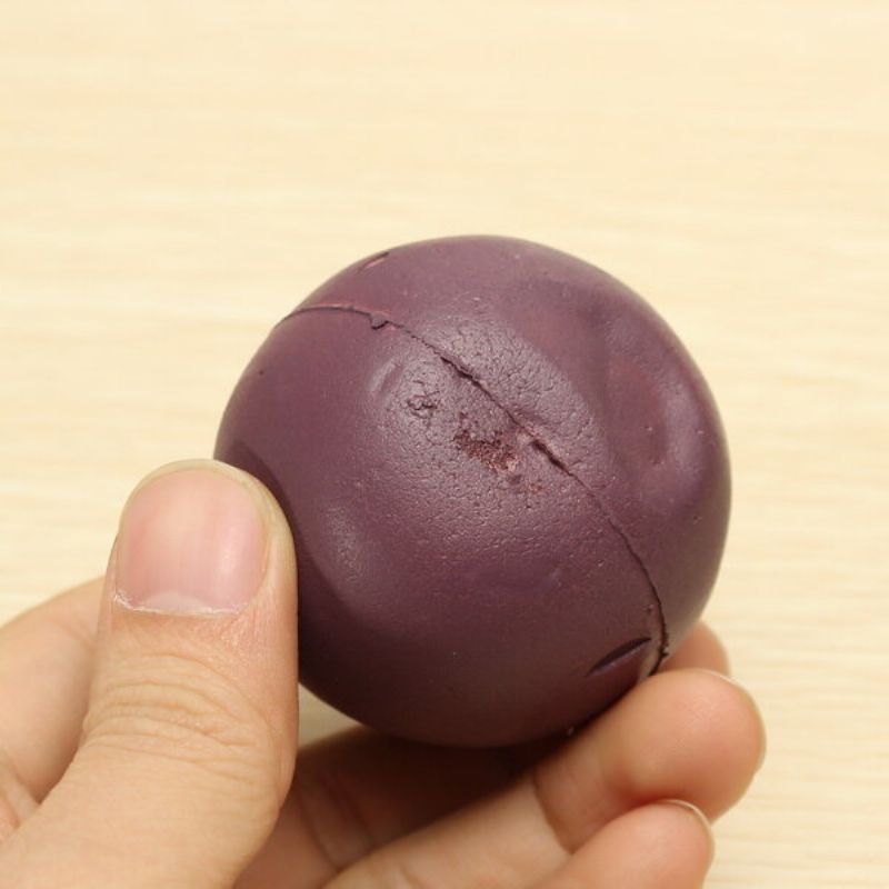 5.5 cm Squishy Mangosteen Tropical Fruit 5.5*5 cm Nøkkelring Telefonveske Stropp Anheng Gave