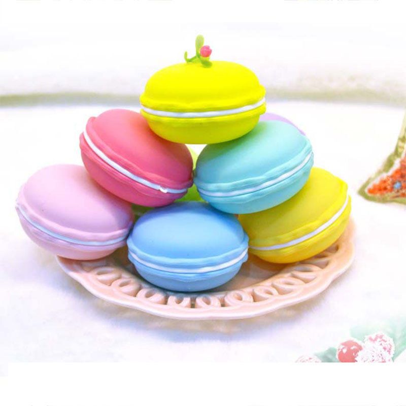 6 Stk Macaron Slime Macaroon Crystal Clay Gummi Mud Intelligent Håndgummi Plasticine Diy Lekegavegave