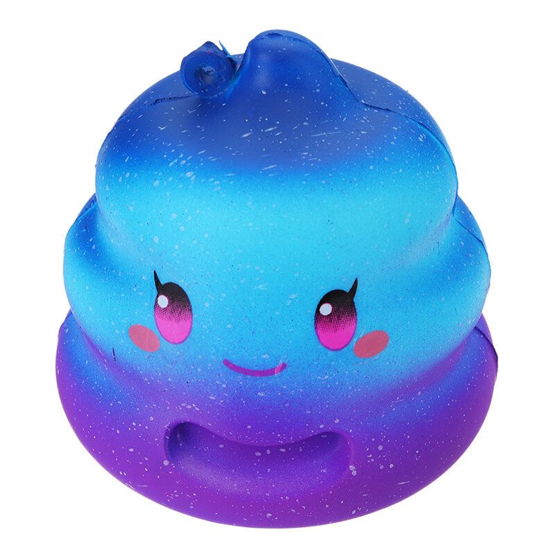 7 cm Crazy Squishy Galaxy Poo Slow Rising Scented Cartoon Bun Gift Decor Collection