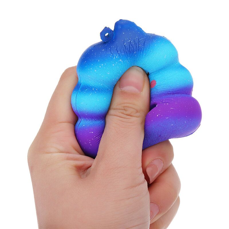 7 cm Crazy Squishy Galaxy Poo Slow Rising Scented Cartoon Bun Gift Decor Collection