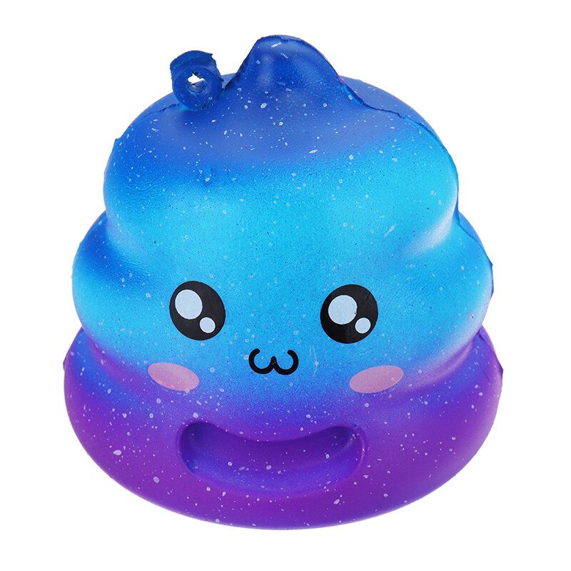 7 cm Crazy Squishy Galaxy Poo Slow Rising Scented Cartoon Bun Gift Decor Collection