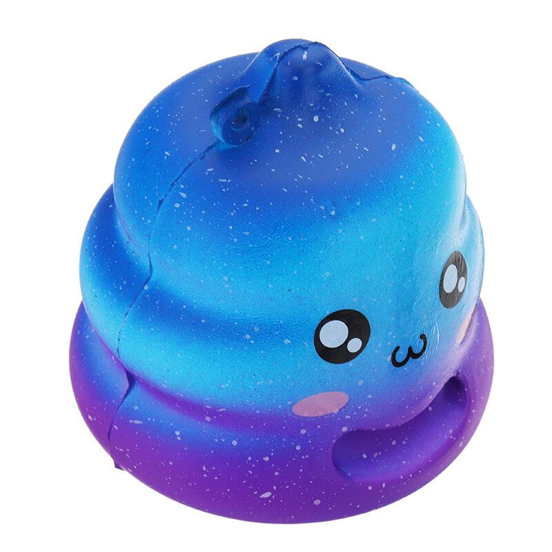 7 cm Crazy Squishy Galaxy Poo Slow Rising Scented Cartoon Bun Gift Decor Collection