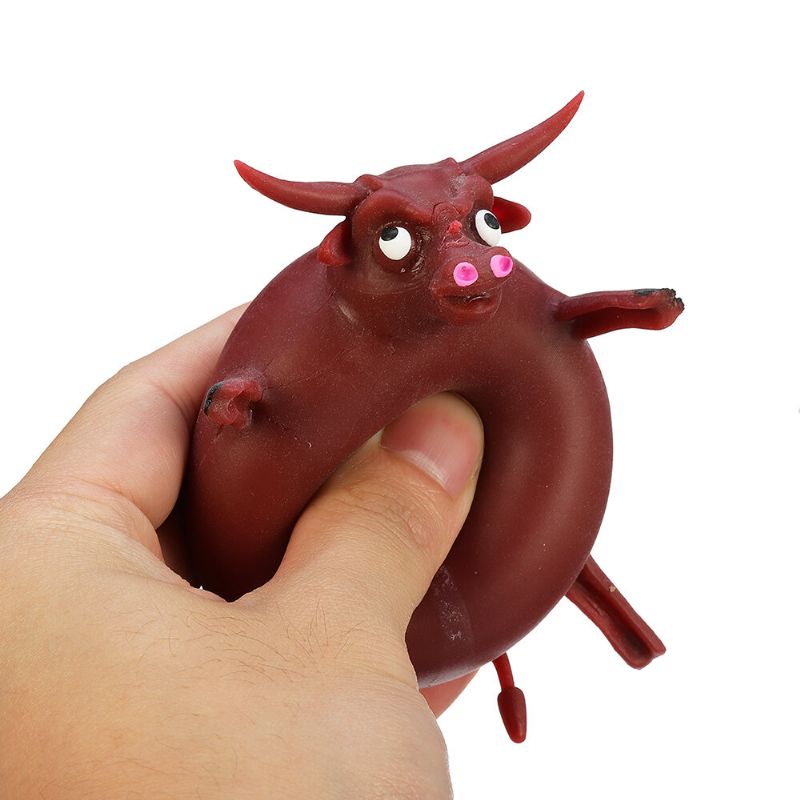 Animal Balloon Squeeze Oppblåsbar Leke Funny Stress Reliever Squishy