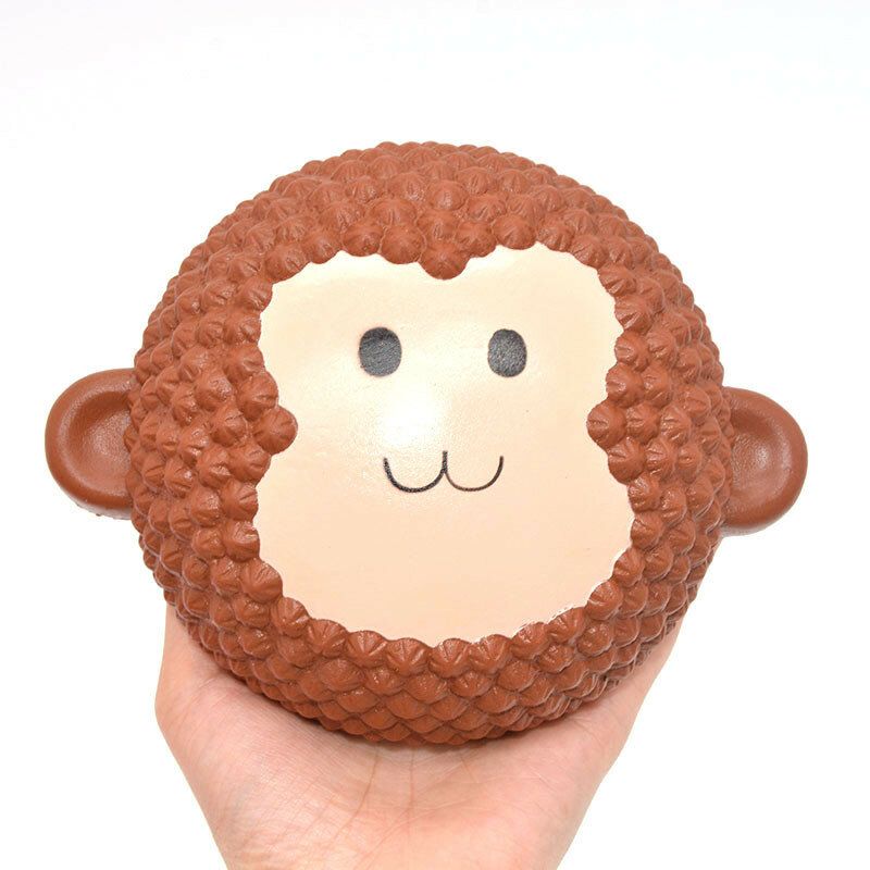 Areedy Squishy Jumbo Monkey Cake 15 cm Duftende Sakte Stigende Originalemballasjesamling Gavedekor