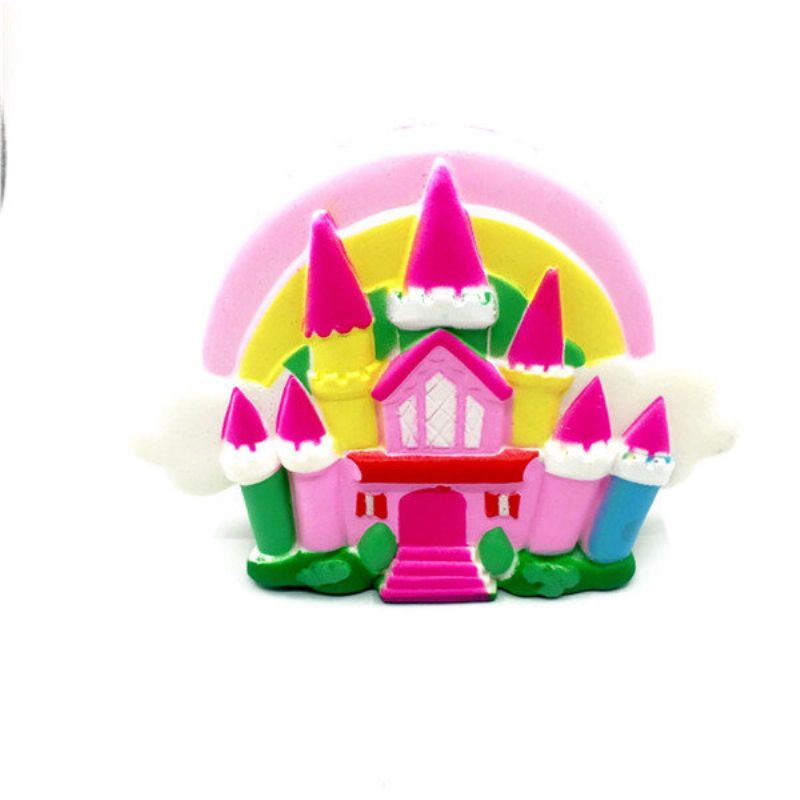 Chameleon Squishy Halloween Castle Slow Rising Toy 16x11x4cm Med Original Emballasje