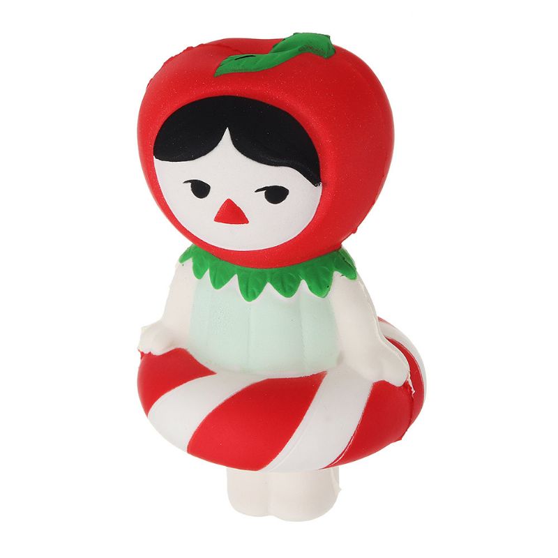 Cherry Girl Squishy Slow Rising Myk Collection Gavedekor Leketøy Med Emballasje