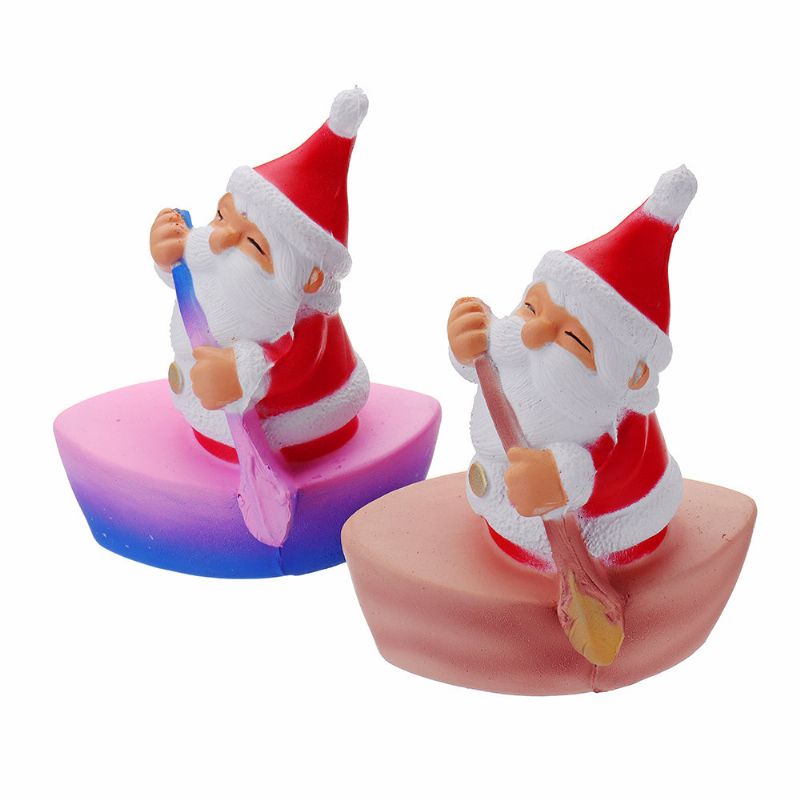 Christmas Roing Mann Squishy Myk Sakte Stigende Med Emballasje Collection Gift