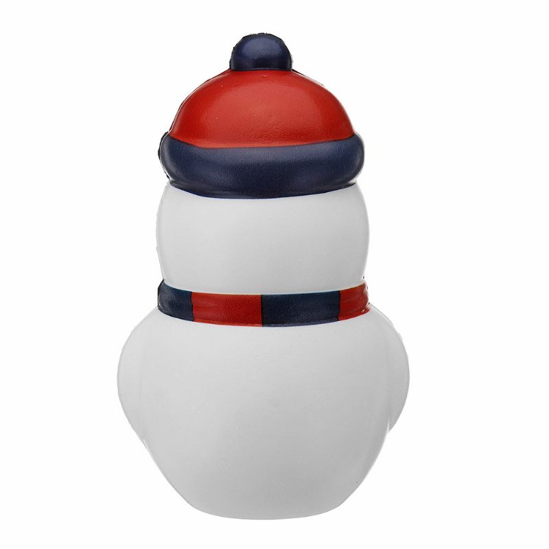 Christmas Snowman Squishy Myk Sakte Stigende Med Emballasjesamling Gaveleketøy