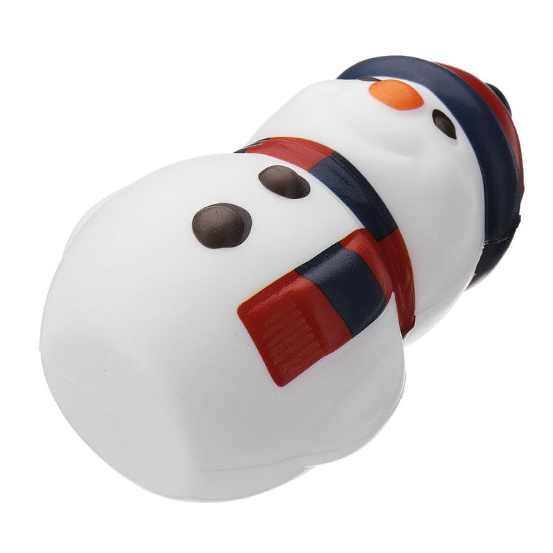 Christmas Snowman Squishy Myk Sakte Stigende Med Emballasjesamling Gaveleketøy