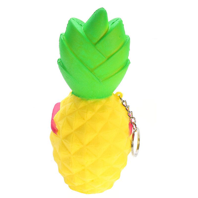 Cool Pineapple Squishy Slow Rising Toy Tag Soft Squeeze Collection Gavedekor Leketøy