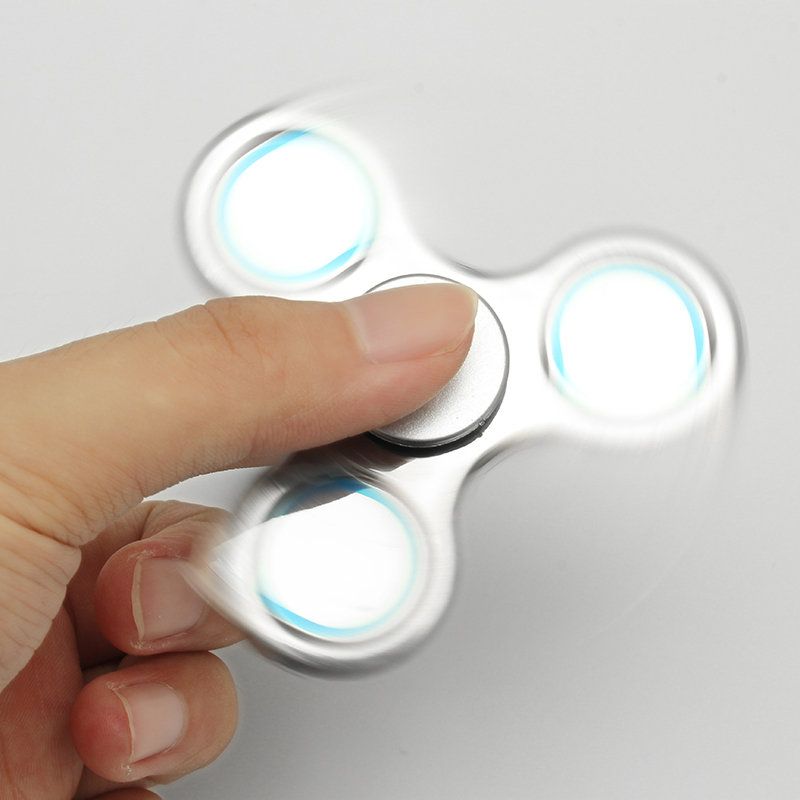 Ecubee Edc Abs Fidget Spinner Speil Hand Gadget Finger 4 Farger