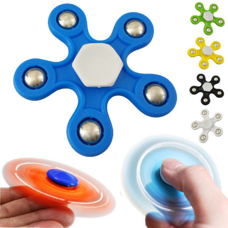 Edc Fidget Spinner Hand Finger Fokus Reduser Stress Gadget