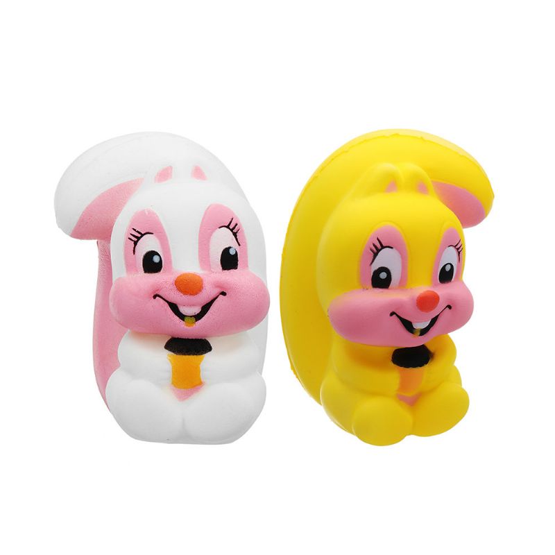 Ekorn Squishy Kawaii Animal Slow Rising Toy Cartoon Doll Gift Collection