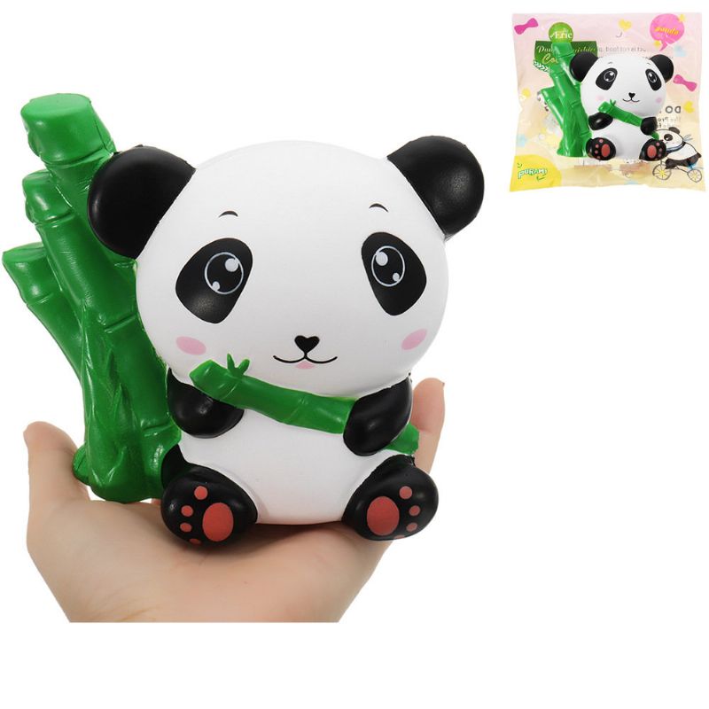 Eric Bamboo Panda Squishy Slow Rising With Packaging Collection Gavemyke Leketøy