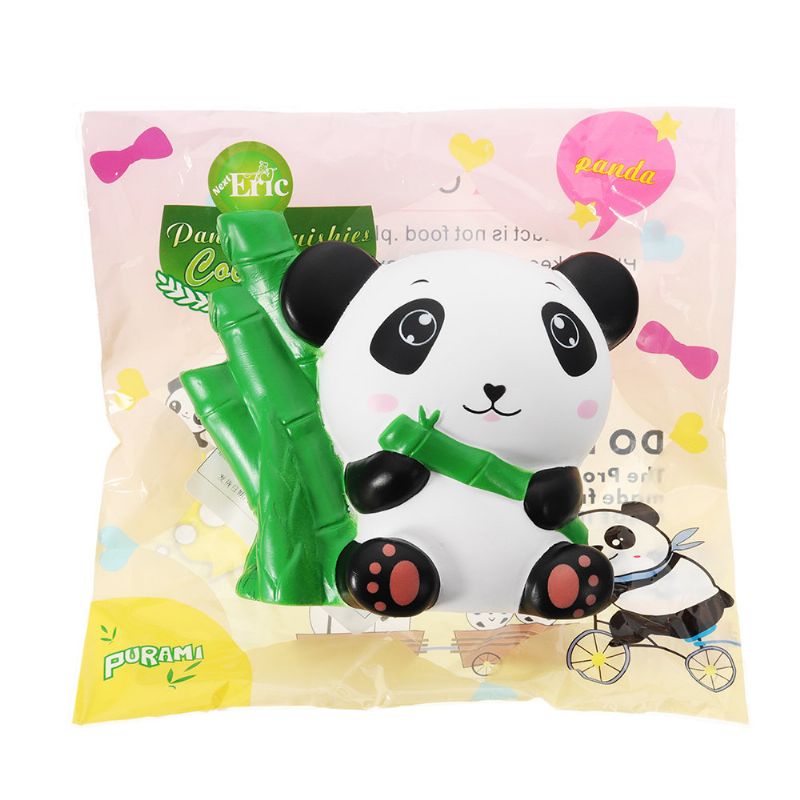 Eric Bamboo Panda Squishy Slow Rising With Packaging Collection Gavemyke Leketøy