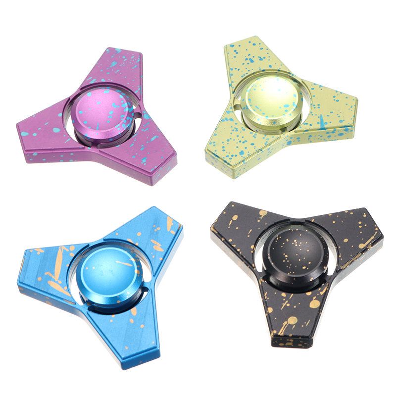 Fargerik Camouflage Fidget Hand Spinner Adhd Autisme Fingertupper Fingre Gyro Reduser Stressleker