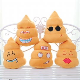 Funny Poo Shape Putepute Dukker Sengesofa Stol Bomullspute