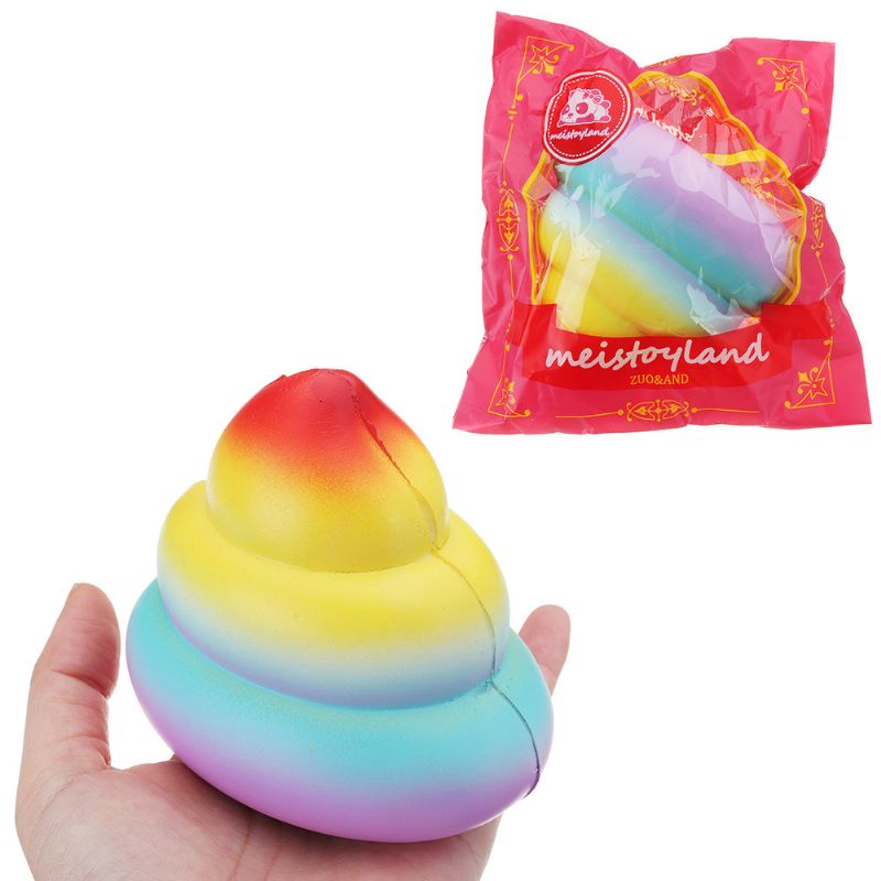 Galaxy Poo Squishy Slow Rising Med Emballasje Collection Gave Myk Leketøy