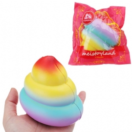 Galaxy Poo Squishy Slow Rising Med Emballasje Collection Gave Myk Leketøy