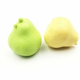 Giggle Bread Squishy Pear 8.5 cm Sakte Stigende Originalemballasje Frukt Collection Gavedekor