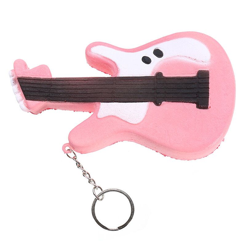 Gitar Squishy Slow Rising Toy Tag Soft Cute Collection Gift Decor Toy