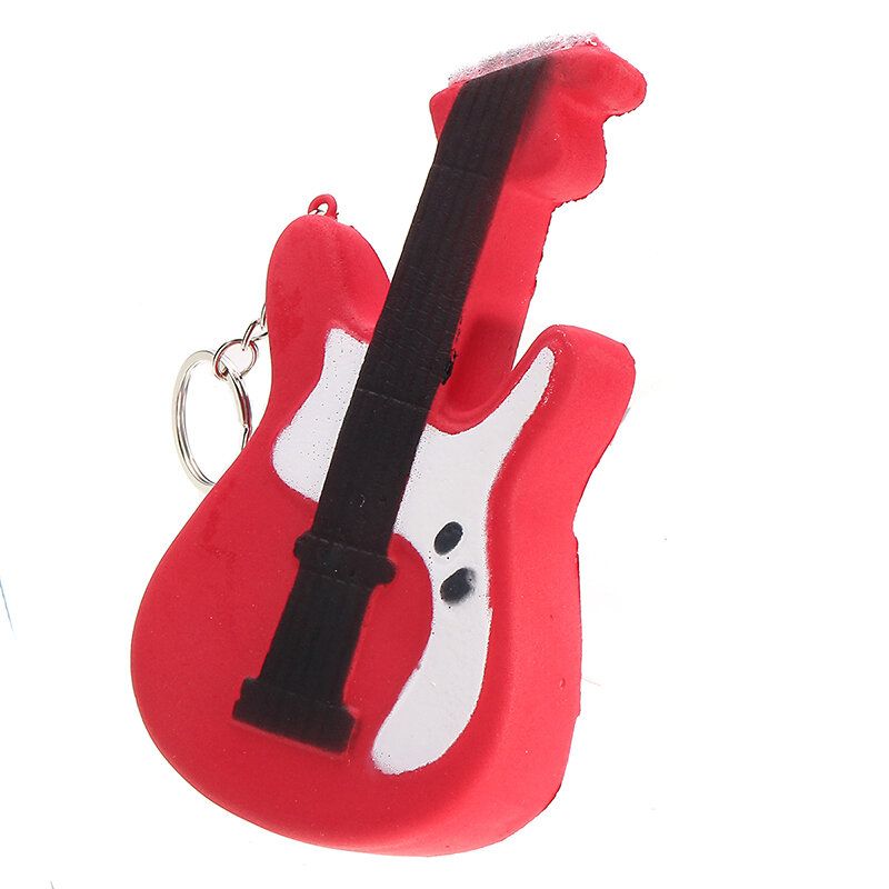 Gitar Squishy Slow Rising Toy Tag Soft Cute Collection Gift Decor Toy